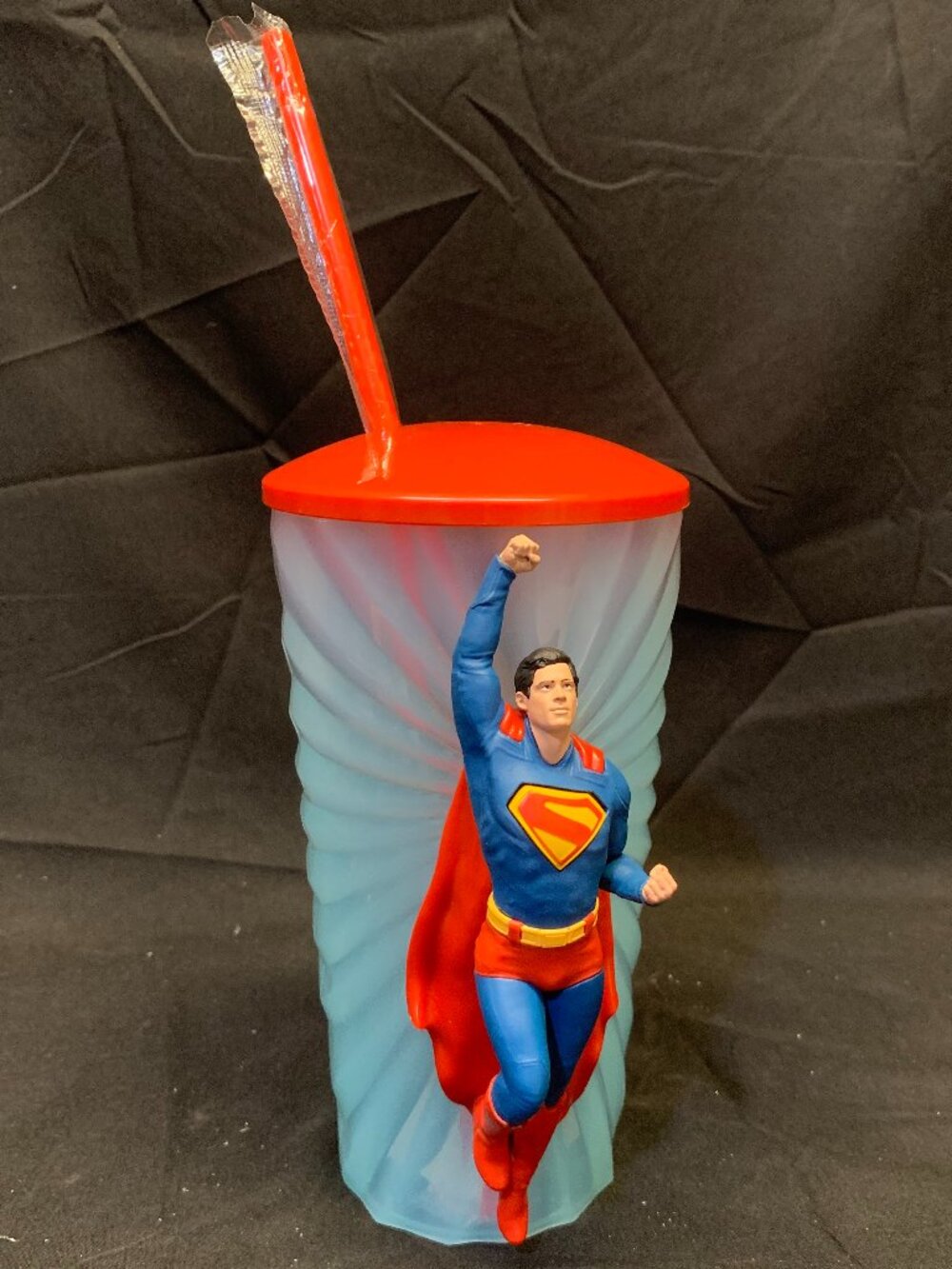 2025 Official Superman Light Up Gripper Cup 3D Figure NEW